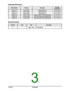 浏览型号CX28333的Datasheet PDF文件第3页
