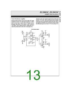 浏览型号EL2033CN的Datasheet PDF文件第13页