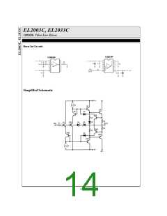 浏览型号EL2033CN的Datasheet PDF文件第14页