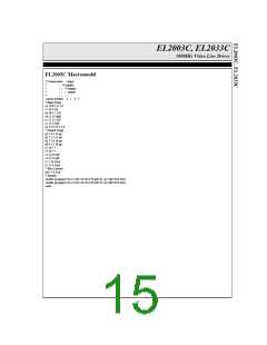 浏览型号EL2033CN的Datasheet PDF文件第15页