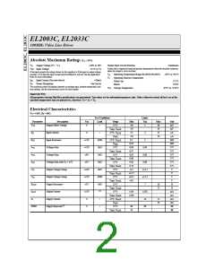 浏览型号EL2033CJ/E+的Datasheet PDF文件第2页