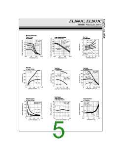 浏览型号EL2033CN的Datasheet PDF文件第5页