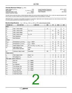 浏览型号EL7155CS-T7的Datasheet PDF文件第2页