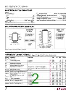 浏览型号LTC1559CS-5#PBF的Datasheet PDF文件第2页