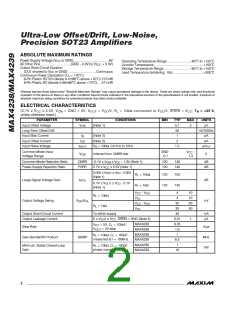 浏览型号MAX4238ASA的Datasheet PDF文件第2页