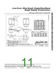 浏览型号MAX9030的Datasheet PDF文件第11页