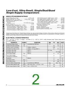 浏览型号MAX9030的Datasheet PDF文件第2页