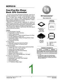 浏览型号NCP5316FTR2的Datasheet PDF文件第1页