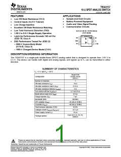 浏览型号TS5A3157DCKR的Datasheet PDF文件第1页
