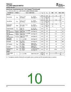 浏览型号TS5A3157DCKR的Datasheet PDF文件第10页