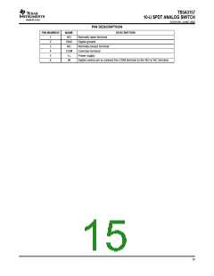 浏览型号TS5A3157DCKR的Datasheet PDF文件第15页