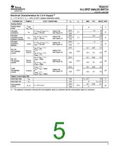 浏览型号TS5A3157DCKR的Datasheet PDF文件第5页