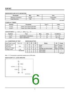 XIC X2816AD Qty Of 1 Per Lot 16K 2048 X 8 Bit 5 Volt Byte Alterable E2PROM - Foto 9