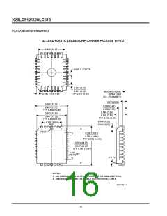 浏览型号X28LC512J-15的Datasheet PDF文件第16页