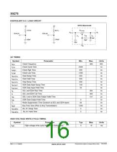 浏览型号X9279UB的Datasheet PDF文件第16页