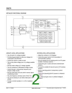 浏览型号X9279UB的Datasheet PDF文件第2页