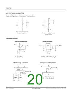 浏览型号X9279UB的Datasheet PDF文件第20页