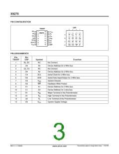 浏览型号X9279UB的Datasheet PDF文件第3页