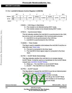 浏览型号XC68HC912D60FU8的Datasheet PDF文件第304页