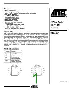 浏览型号24C21的Datasheet PDF文件第1页