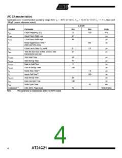 浏览型号24C21的Datasheet PDF文件第4页