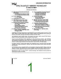 浏览型号28F320J5的Datasheet PDF文件第1页