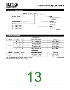 浏览型号3256A的Datasheet PDF文件第13页