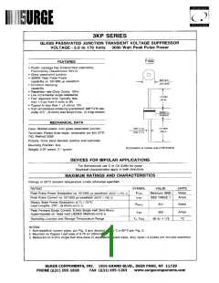 浏览型号3KP43A的Datasheet PDF文件第1页