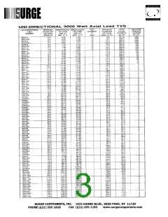 浏览型号3KP43A的Datasheet PDF文件第3页