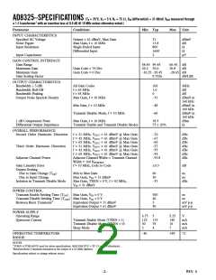 浏览型号AD8325ARU-REEL的Datasheet PDF文件第2页