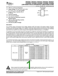 浏览型号TPS76350的Datasheet PDF文件第1页