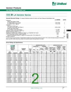 浏览型号V300LA20AP的Datasheet PDF文件第2页