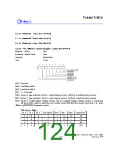 浏览型号W83697的Datasheet PDF文件第124页