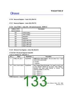 浏览型号W83697的Datasheet PDF文件第133页