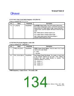 浏览型号W83697的Datasheet PDF文件第134页