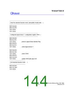 浏览型号W83697的Datasheet PDF文件第144页