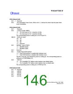 浏览型号W83697的Datasheet PDF文件第146页