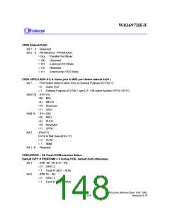 浏览型号W83697的Datasheet PDF文件第148页