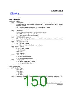 浏览型号W83697的Datasheet PDF文件第150页
