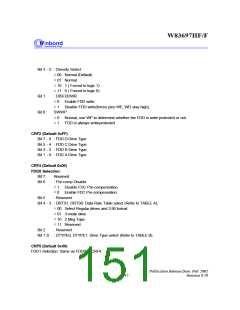浏览型号W83697的Datasheet PDF文件第151页