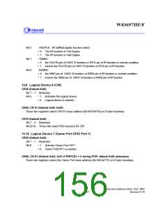 浏览型号W83697的Datasheet PDF文件第156页