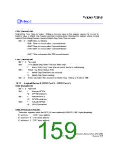 浏览型号W83697的Datasheet PDF文件第159页