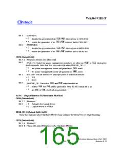 浏览型号W83697的Datasheet PDF文件第165页