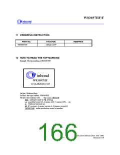 浏览型号W83697的Datasheet PDF文件第166页
