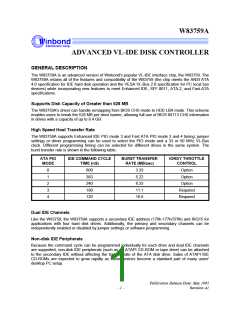 浏览型号W83759A的Datasheet PDF文件第1页