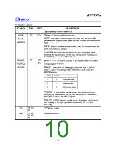 浏览型号W83759A的Datasheet PDF文件第10页