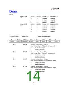 浏览型号W83759A的Datasheet PDF文件第14页