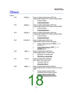 浏览型号W83759A的Datasheet PDF文件第18页