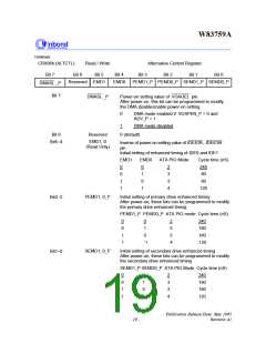 浏览型号W83759A的Datasheet PDF文件第19页