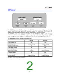 浏览型号W83759A的Datasheet PDF文件第2页